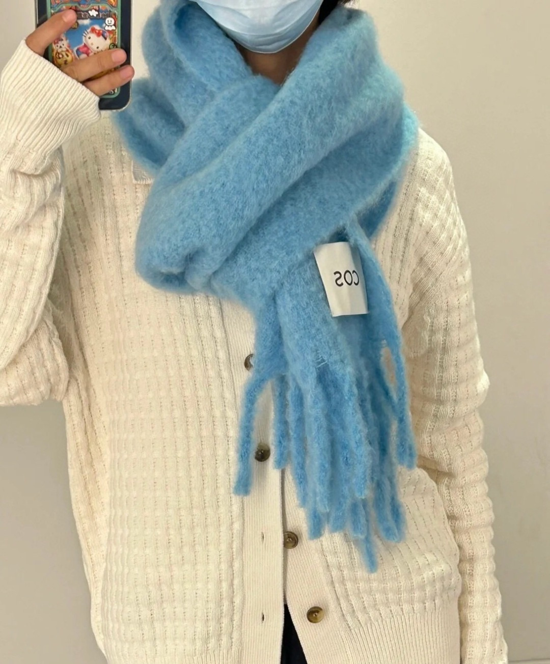 2025小红书走火爆款 COS品牌 🪐✨经典大土星马海毛围巾 vivienne westwood西太后土