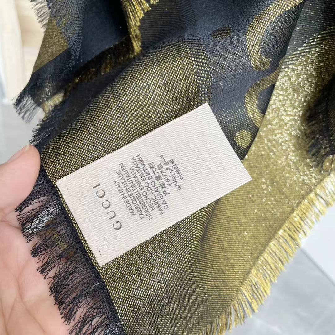 Gucci · 古奇经典羊绒真丝围巾❗来个硬货.麻溜的安排上.纯正出口❗原订单已经交货一批，其中一批刚过