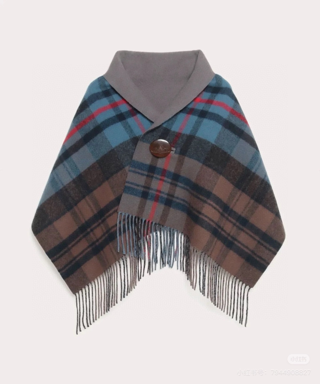 vivienne西太后 可披肩可围巾终于来啦，性价比爆棚的原单西太后土星双色羊毛围巾温暖又百搭。秋冬羊毛