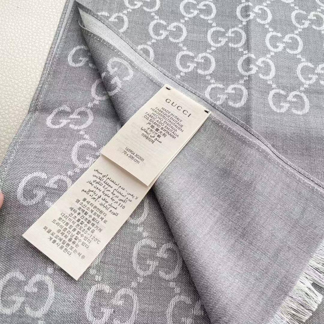 Gucci · 古奇经典羊绒披肩围巾❗来个硬货.麻溜的安排上.纯正出口❗原订单已经交货一批，其中一批刚过