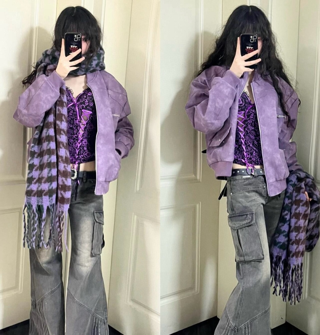 ❤️ 艾克妮千鸟格小围巾 小众大品牌 主打年轻化穿搭 蓬松感很好的一款围巾 羊驼毛➕马海毛 好打理不起皱