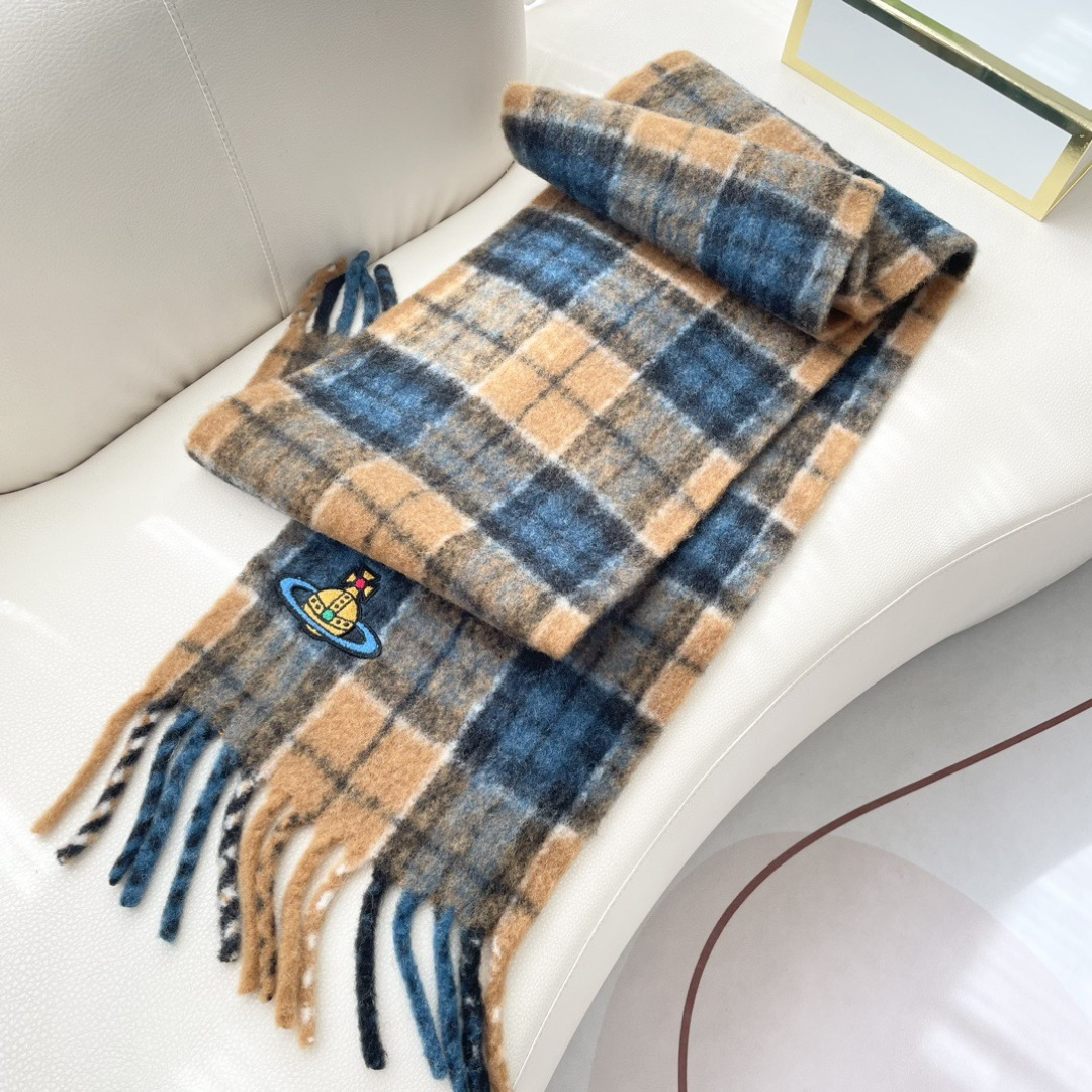 2025小红书走火爆款 𝐕𝐢𝐯𝐢𝐞𝐧𝐧𝐞 𝐖𝐞𝐬𝐭𝐰𝐨𝐨𝐝🪐✨经典大土星马海毛围巾 vivienne w