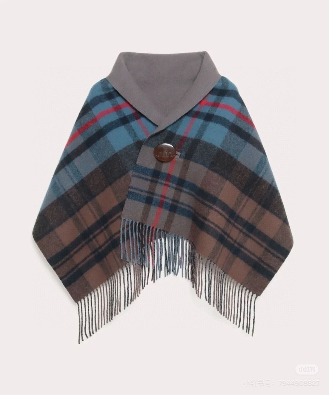 vivienne西太后 可披肩可围巾终于来啦，性价比爆棚的原单西太后土星双色羊毛围巾温暖又百搭。秋冬羊毛