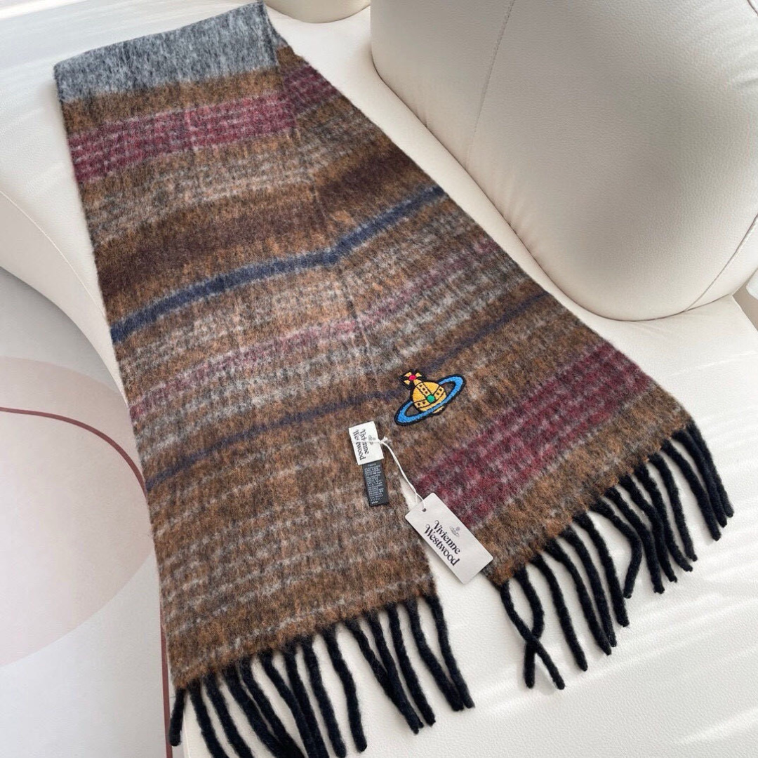 2025小红书走火爆款 𝐕𝐢𝐯𝐢𝐞𝐧𝐧𝐞 𝐖𝐞𝐬𝐭𝐰𝐨𝐨𝐝🪐✨经典大土星马海毛围巾 vivienne w