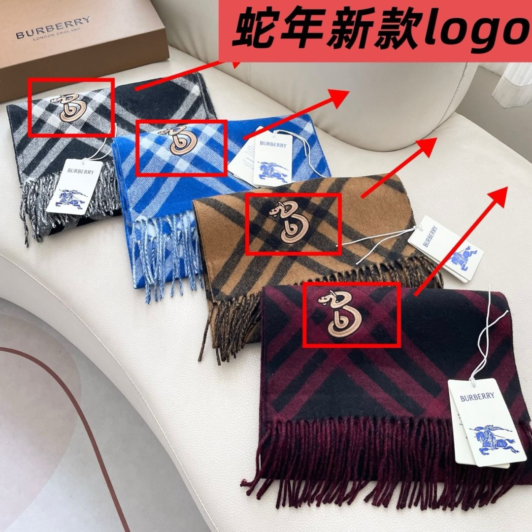 2025蛇年爆款到！ 🆕Burberry · 巴宝莉格子围巾❗️好看的要疯掉了，太有型太有魅力了❗️❗️