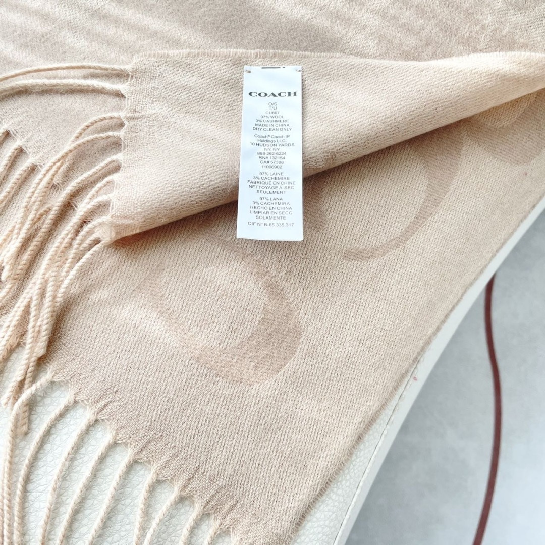 高本版✨✨【经典款】COACH经典 蔻驰披肩也太好看了吧！不仅有颜值还有品质，97%羊毛+3%羊绒，手感