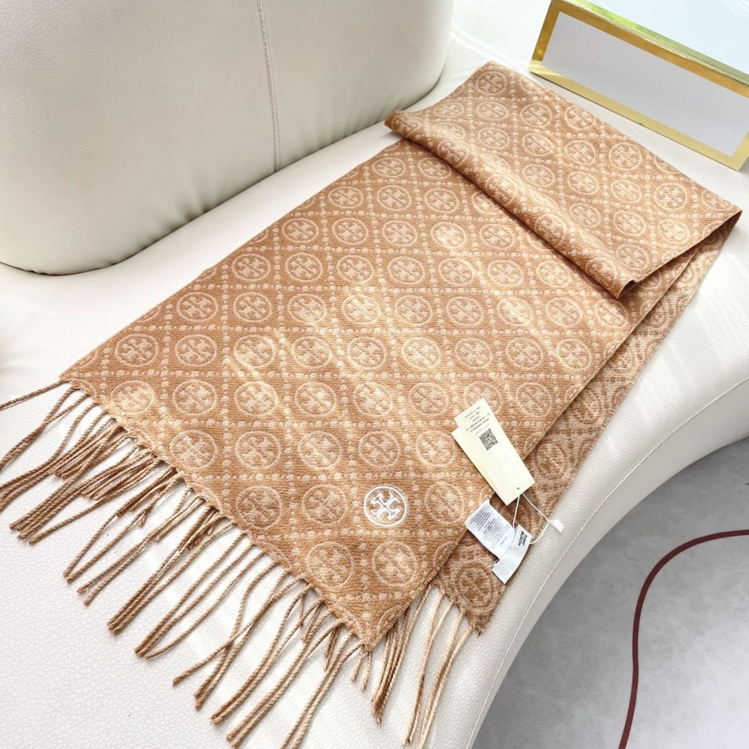 专柜同步！TORY BURCH 【托里伯奇长巾】很幸运拿到這个品牌的东西，真的不多见，很少在国內做订单，