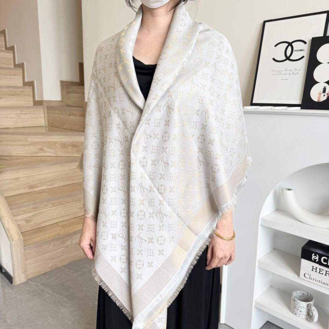 Louis Vuitton Metallic Shawl