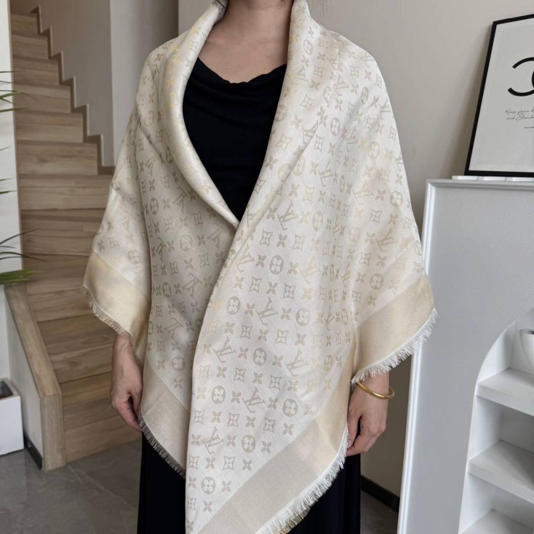 Louis Vuitton Metallic Shawl
