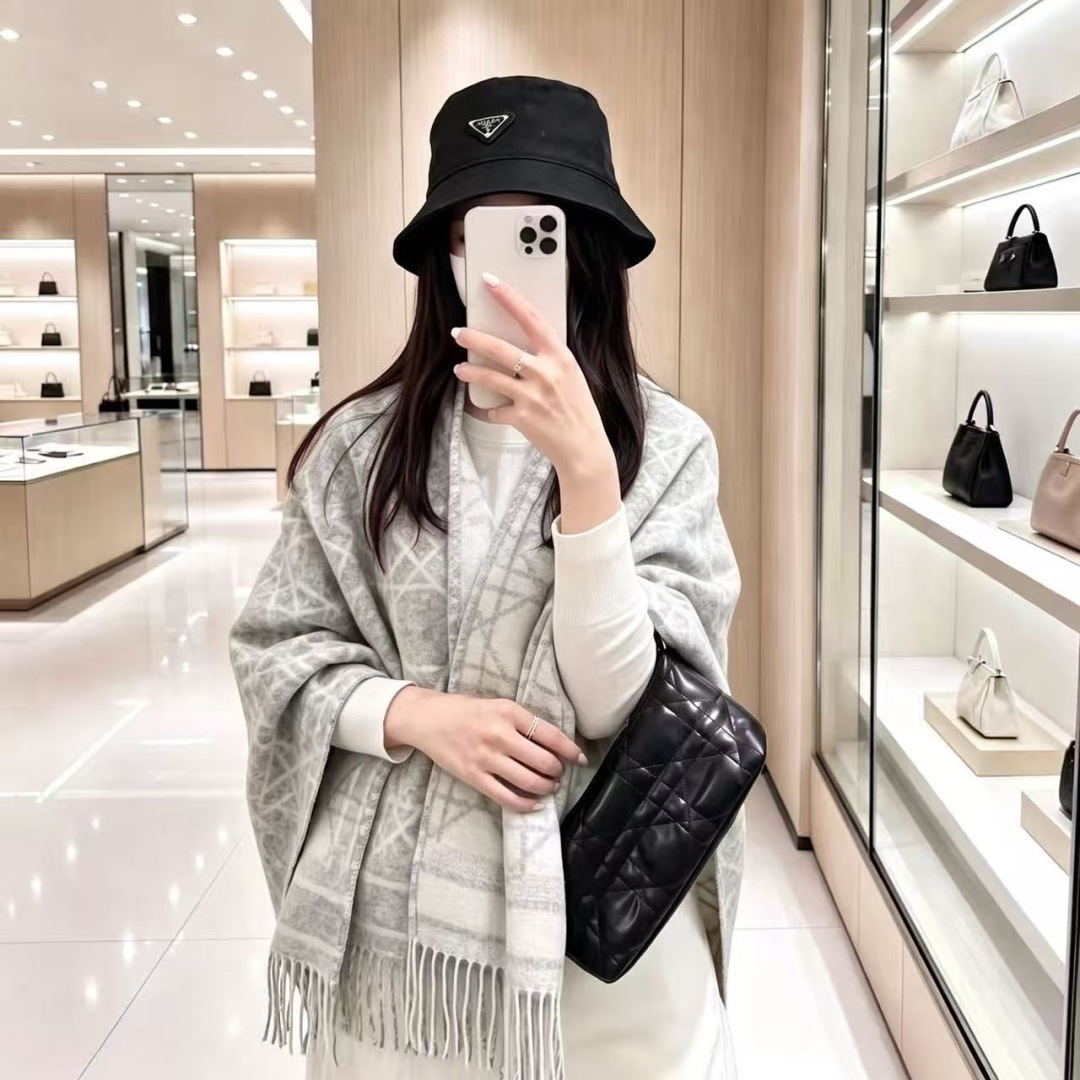 Dior Jacquard Cape