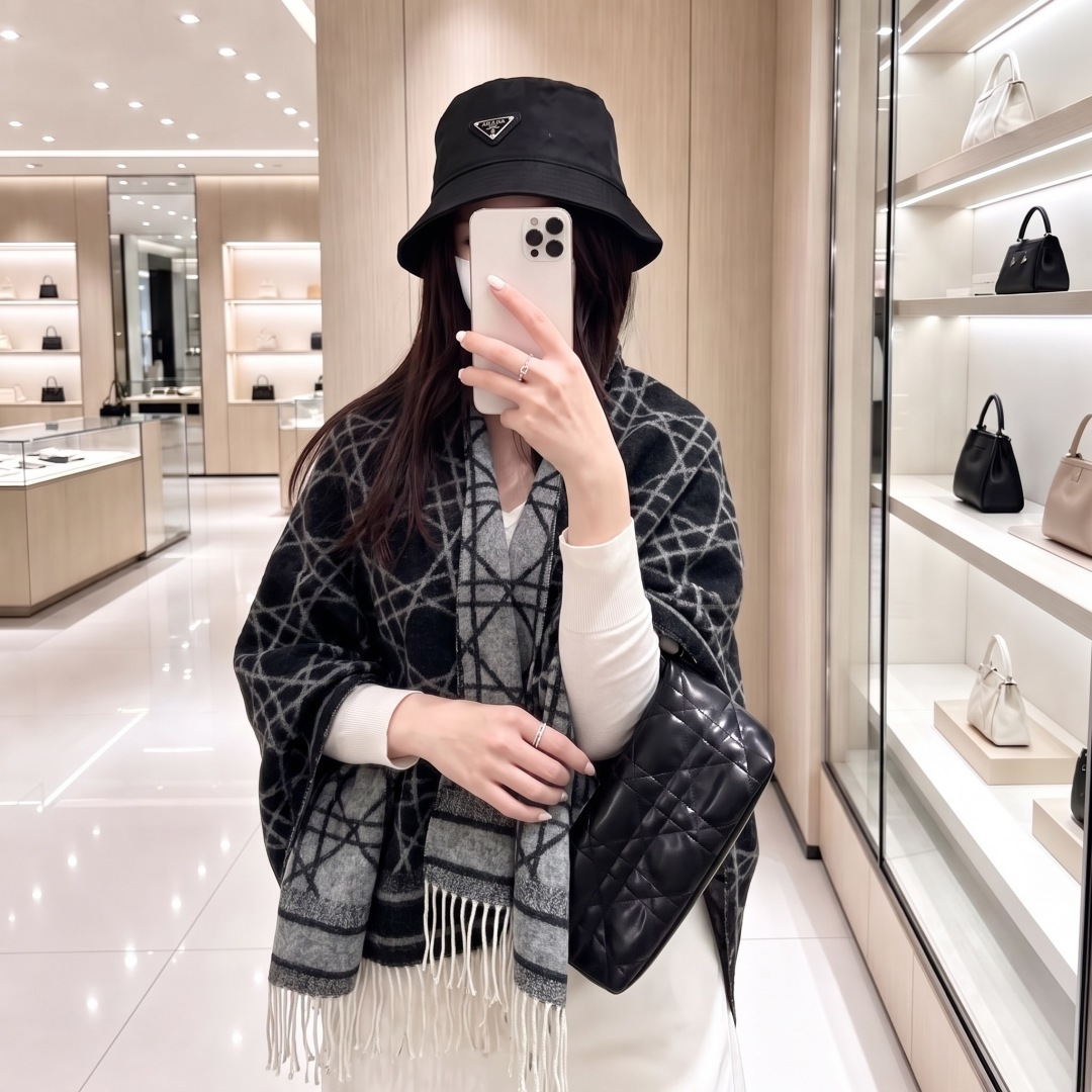Dior Jacquard Cape