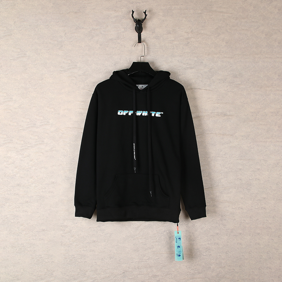 Off-White King of Tide: Black and White Coat with Unique Design and Comfort. - 图片 6