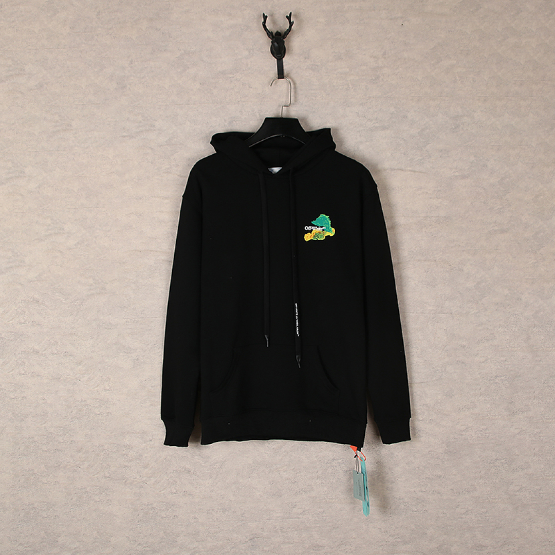 Fashionable Black and White Hoodies Inspired by Monet’s Artistic Style - 图片 2