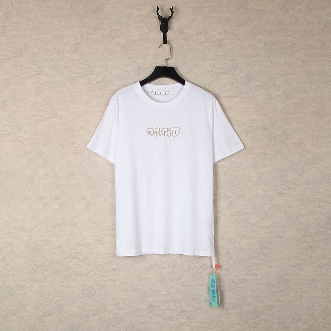 Embroidered T-Shirts: Classic Black and White with Precision Embroidery - 图片 6