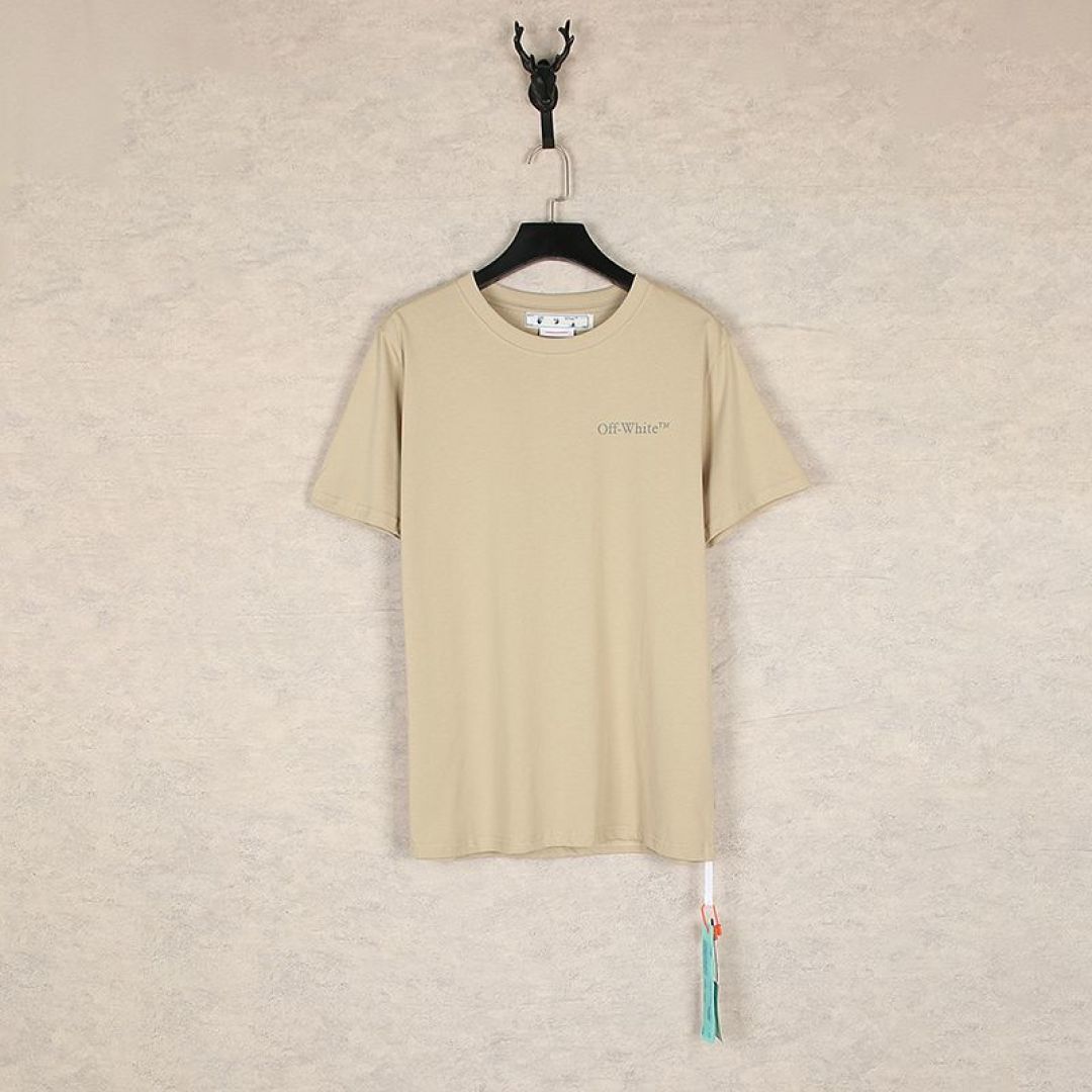 Fashion Review: Off-White T-Shirts – Stylish and Versatile in Khaki and Black - 图片 3