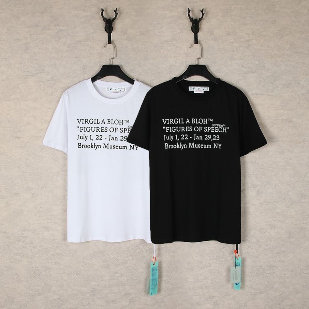 Off-White T-Shirts: Artistic Fashion Treasure with Iconic Cross-Archive Pattern - 图片 2