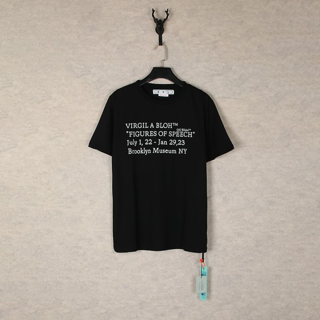 Off-White T-Shirts: Artistic Fashion Treasure with Iconic Cross-Archive Pattern - 图片 5