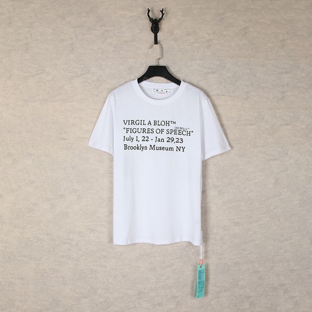 Off-White T-Shirts: Artistic Fashion Treasure with Iconic Cross-Archive Pattern - 图片 3