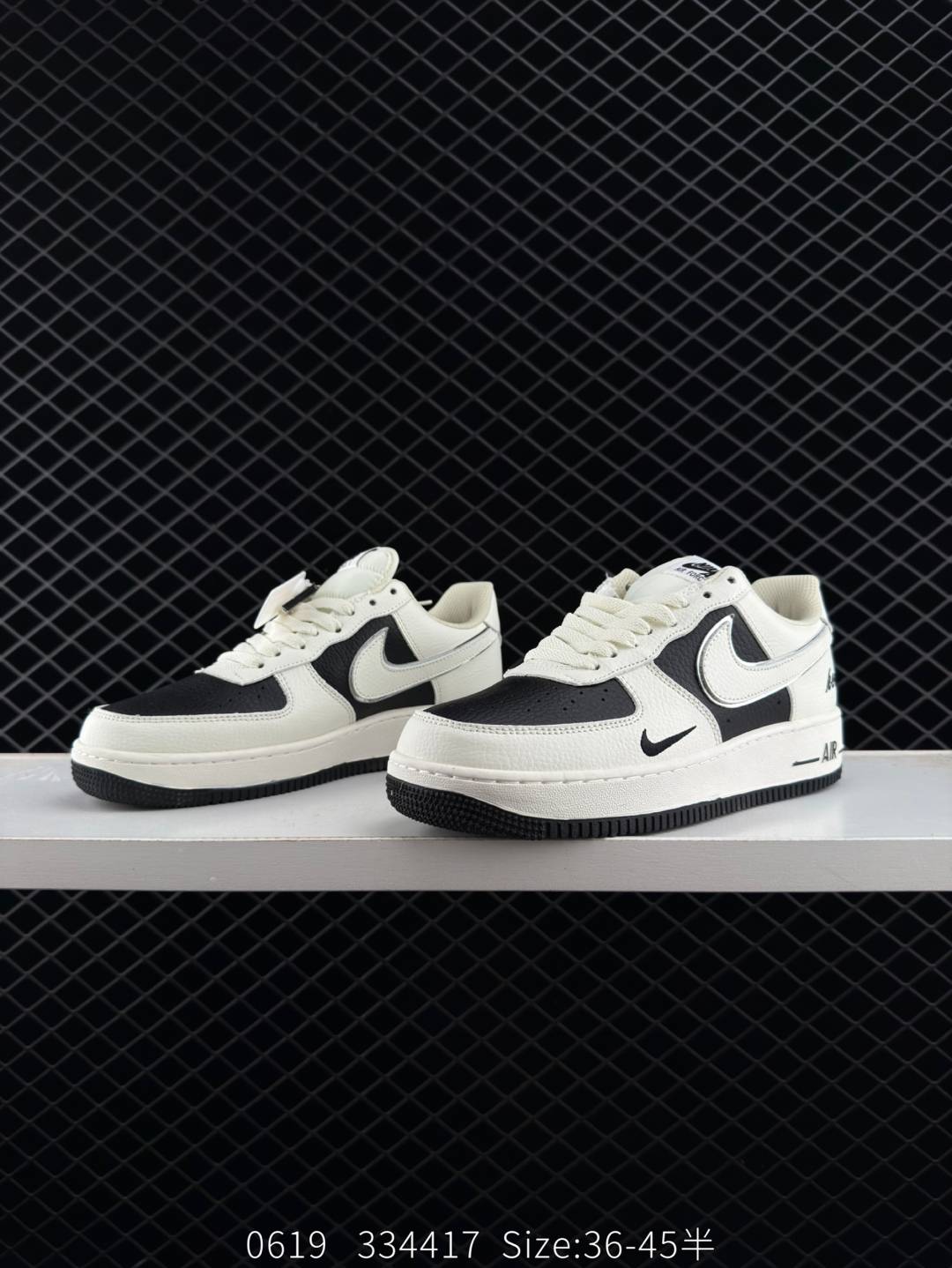 💰145
耐克Nike Air Force 1 Low  空军一号低帮百搭休闲运动板鞋。柔软、弹性十足的缓震性能和出色的中底设计，横跨复古与现代的外型结合，造就出风靡全球三十多年的Force 1。
货号：BM1996 033
尺码：36 36.5 37.5 38 38.5 39 40 40.5 41 42 42.5 43 44 45 
编码：334417