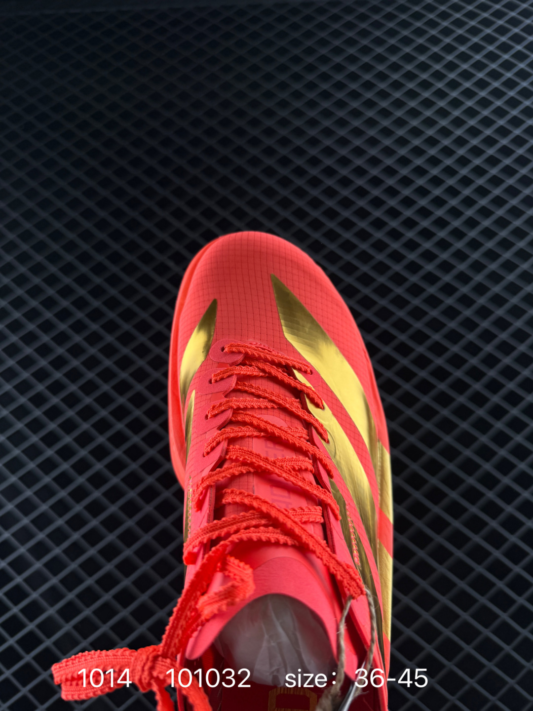 💰270
✅Adidas Adizero Pro Evo 2 阿迪达斯 舒适百搭防滑耐磨 低帮 休闲跑步鞋
中底配置方面搭载全掌Lightstrike Pro 
鞋面采用透气网面 契合日常训练鞋的定位
外底给到了橡胶 更加防滑耐磨
货号:IH5564
尺码:36 36.5 37 38 38.5 39 40 40.5 41 42 42.5 43 44 45
ID:101032  Size:36～45B