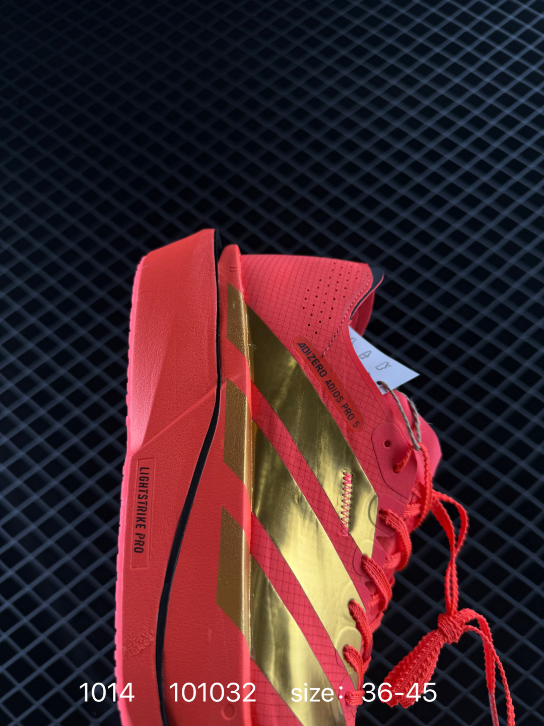 💰270
✅Adidas Adizero Pro Evo 2 阿迪达斯 舒适百搭防滑耐磨 低帮 休闲跑步鞋
中底配置方面搭载全掌Lightstrike Pro 
鞋面采用透气网面 契合日常训练鞋的定位
外底给到了橡胶 更加防滑耐磨
货号:IH5564
尺码:36 36.5 37 38 38.5 39 40 40.5 41 42 42.5 43 44 45
ID:101032  Size:36～45B