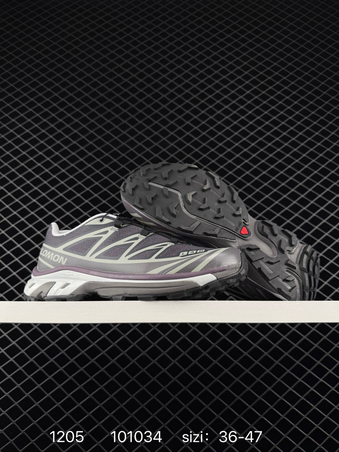 💰230
Salomon XA PRO XT-6 FT萨洛蒙户外越野跑鞋 鞋面采用SENSIFIT贴合技术 全方位贴合包裹脚型 鞋跟部鞋底牵引设计 提供强大的抓地性能 更适应野外崎岖不平的道路 其3D ADVANCED CHASSIS底盘 材料轻量大化 钉齿设计更具稳定性、防护性 鞋底易磨损区运用CONTAGRIP高耐磨材料 应对城市硬质路面长距离跑考验 
货号:410866 28
编码：101034
 Size:36～47