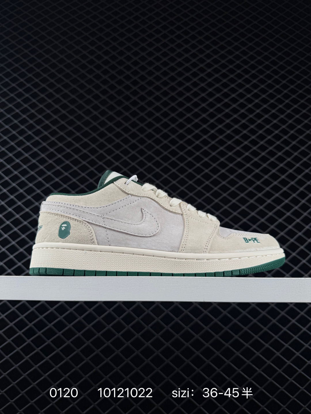 🈴💰170
特：Air Jordan 1 Retro Low x The North Face x CDG 北面联名-米灰蓝 定制配色 原厂内置气垫魔块 A模大底 头层小牛皮 鞋舌AJ原厂专用牛津布+AJ专用反口珍珠布+原厂无杂质高弹内里海棉+特殊封边弹力鞋带 
货号：DM9188-011
SIZE：36 36.5 37.5 38 38.5 39 40 40.5 41 42 42.5 43 44 44.5 45
编码：10121022