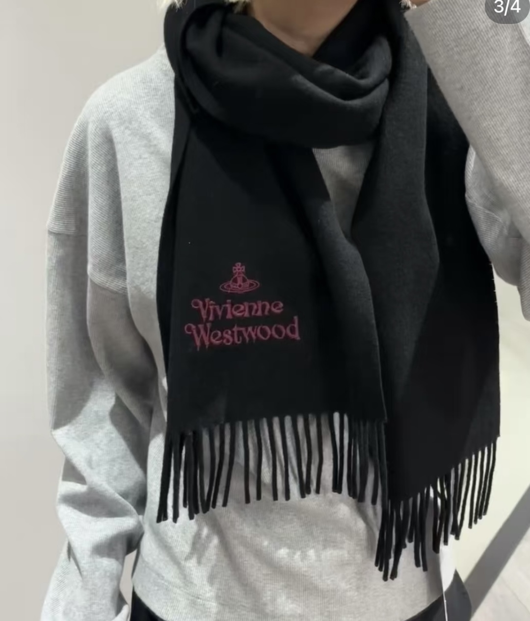 𝐕𝐢𝐯𝐢𝐞𝐧𝐧𝐞 𝐖𝐞𝐬𝐭𝐰𝐨𝐨𝐝🪐✨【薇薇安 · 西太后】极品山羊绒小围巾，送人自留都太高大上了😍重磅