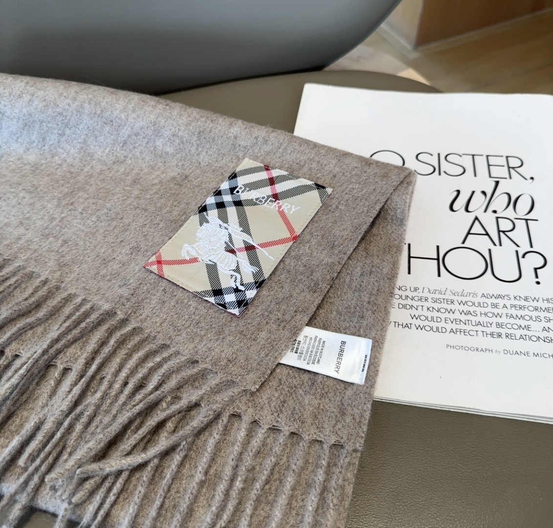 Burberry · 巴宝莉围巾❗️好看的要疯掉了，太有型太有魅力了❗️❗️非常斯文时尚的秋冬单品！真的