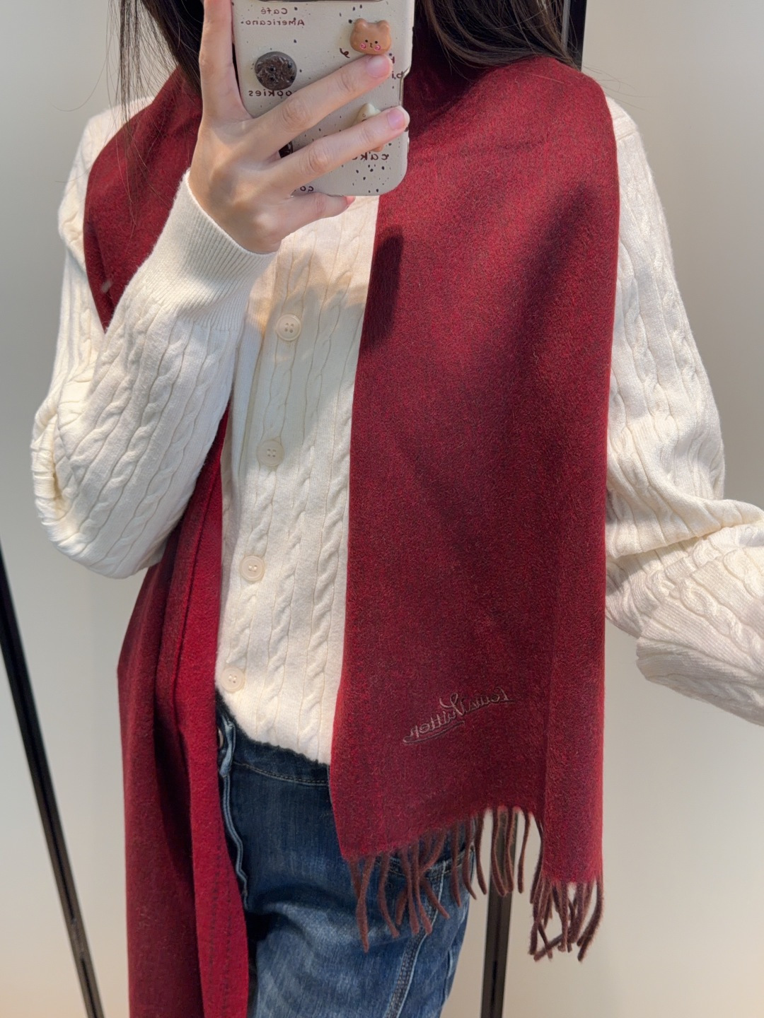 Lv围巾❗️好看的要疯掉了，太有型太有魅力了❗️❗️非常斯文时尚的秋冬单品！真的很喜欢，非常Classi