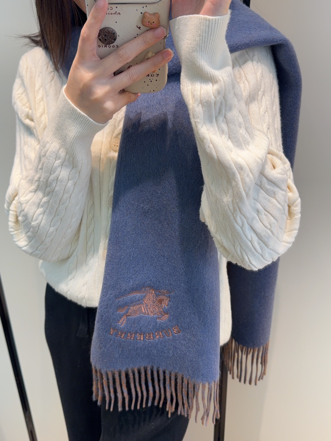 【▪️家属福利来了！！巴宝莉高端重磅男士围巾！】怒赞推荐，激动~！！下手绝对要快，同步专柜，最高端的男士