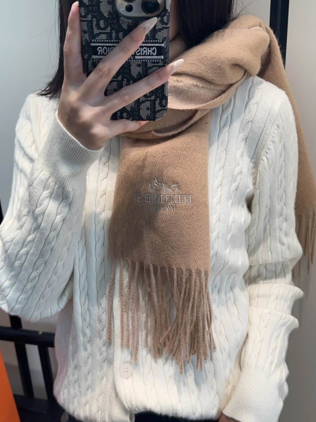 【▪️家属福利来了！！爱马仕高端重磅男士围巾！】怒赞推荐，激动~！！下手绝对要快，同步专柜，最高端的男士