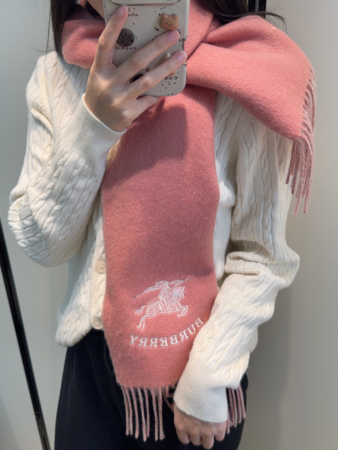 【▪️家属福利来了！！巴宝莉高端重磅男士围巾！】怒赞推荐，激动~！！下手绝对要快，同步专柜，最高端的男士