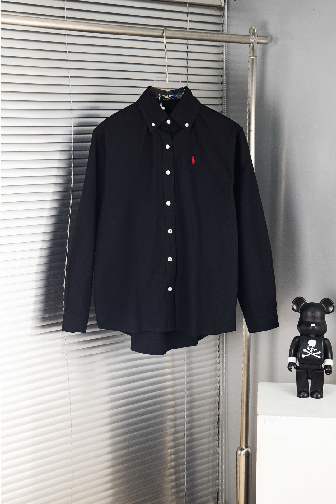 Recién lanzado: Número de estilo: B141 Camisa clásica de manga larga para parejas de marca pequeña de Ralph Lauren/Ralp…
