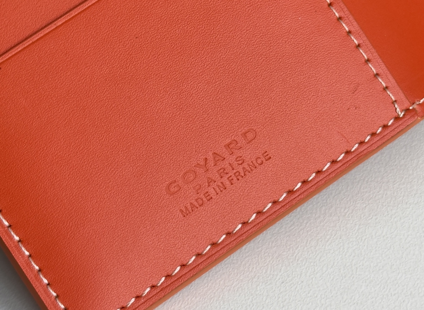Goyard Classic Passport Holder Wallet Card Holder - Orange Travel Essential 10 cmp i1746445767415 7064 0 8