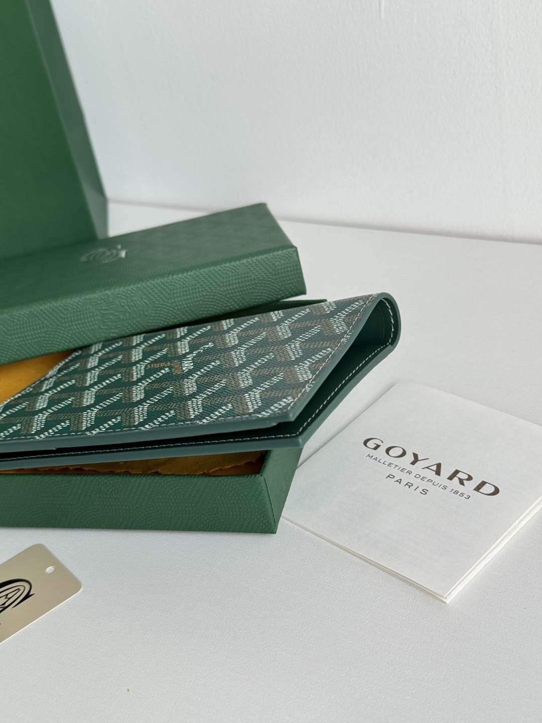 Goyard Classic Passport Holder Wallet in Green Goyardine Canvas 6 cmp i1746445884042 4017 0 4