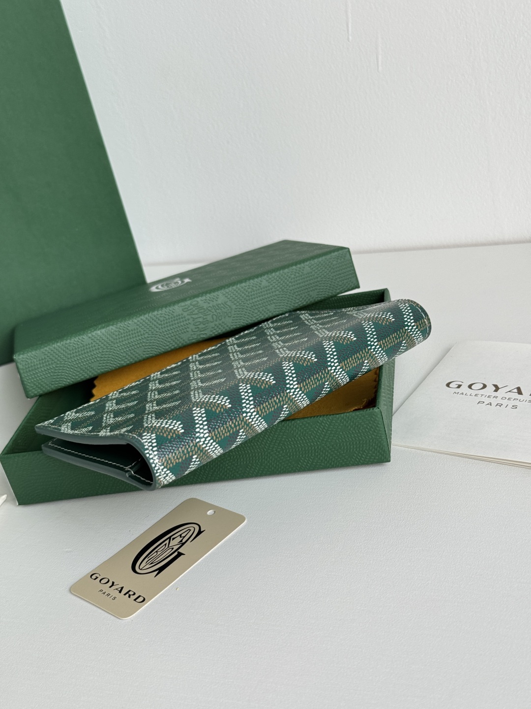 Goyard Classic Passport Holder Wallet in Green Goyardine Canvas 7 cmp i1746445884044 3928 0 5