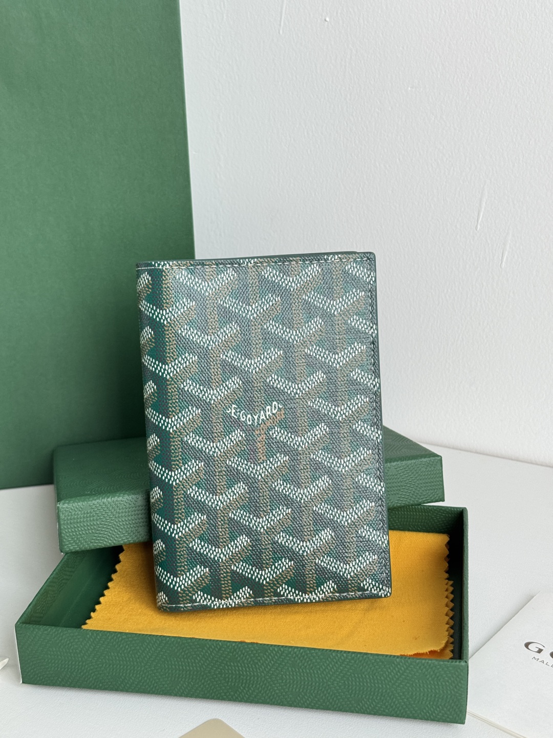 Goyard Classic Passport Holder Wallet in Green Goyardine Canvas 3 cmp i1746445884045 3265 0 1