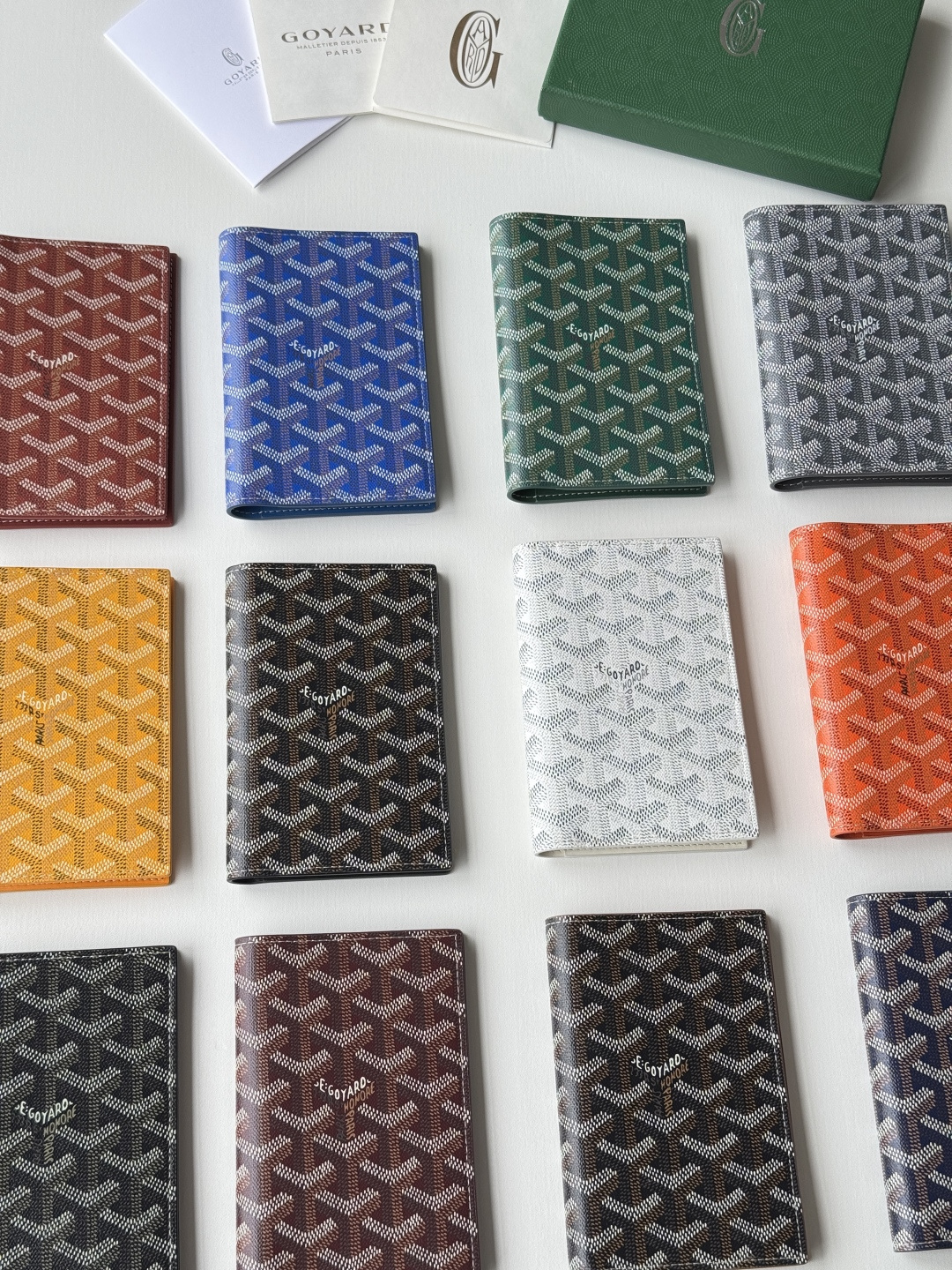 Goyard Classic Passport Holder Wallet Card Holder - Perfect for Travel Documents