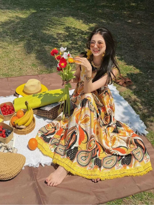 Bohemian Linen Maxi Dress with Embroidery and Lace - Perfect for Summer 1 Bohemian Linen Maxi Dress with Embroidery and Lace - Perfect for Summer