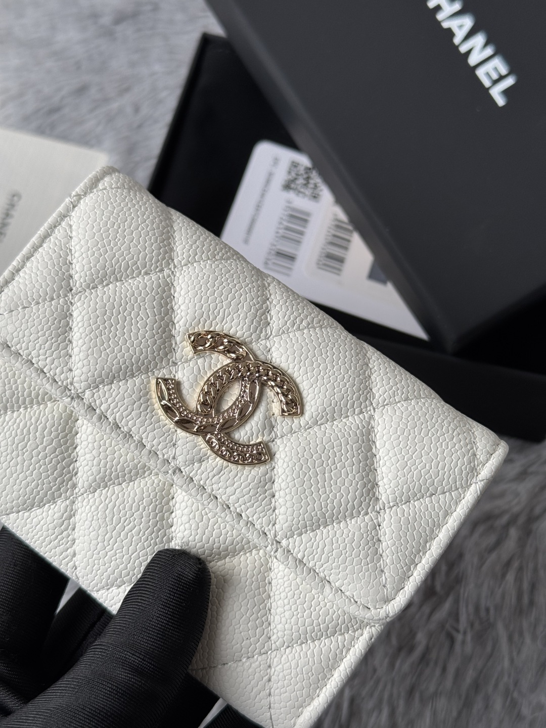 🆕型号ap-3047CHANEL 22k浮雕五金，新双C大lgo带有精致复刻味，非常美丽，官网最新🆕卡包