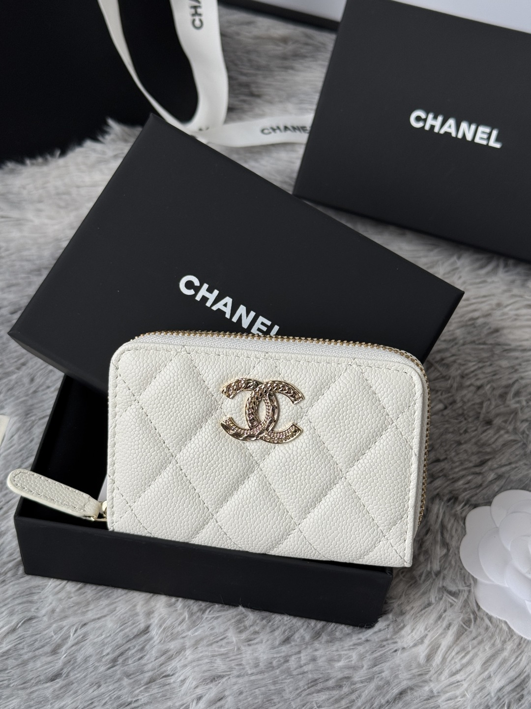 🆕型号3045 CHANEL 22k浮雕lgo大双C五金，设计感新鲜，带精致复刻味，非常美丽，官网最新🆕