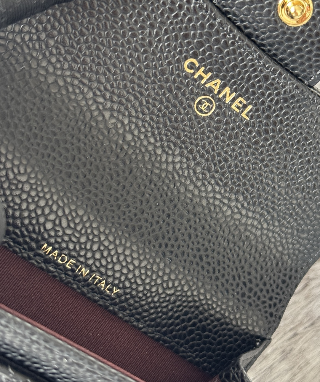🆕CHANEL羊皮/鱼子酱，大小球纹 经典系列  黑色 /金色 银色 五金 独家实拍    经典cf小卡