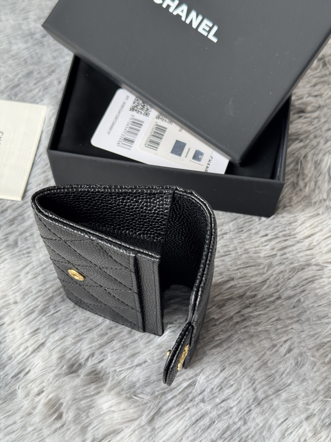 🆕CHANEL羊皮/鱼子酱，大小球纹 经典系列  黑色 /金色 银色 五金 独家实拍    经典cf小卡