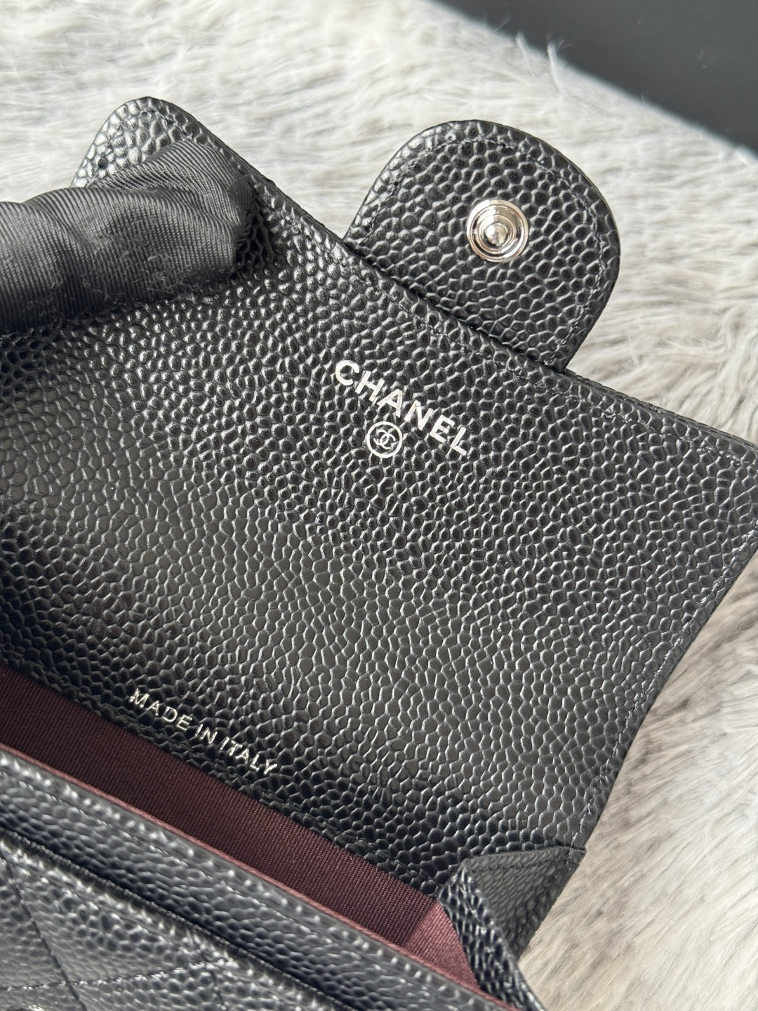 🆕CHANEL羊皮/鱼子酱，大小球纹 经典系列  黑色 /金色 银色 五金 独家实拍    经典cf小卡