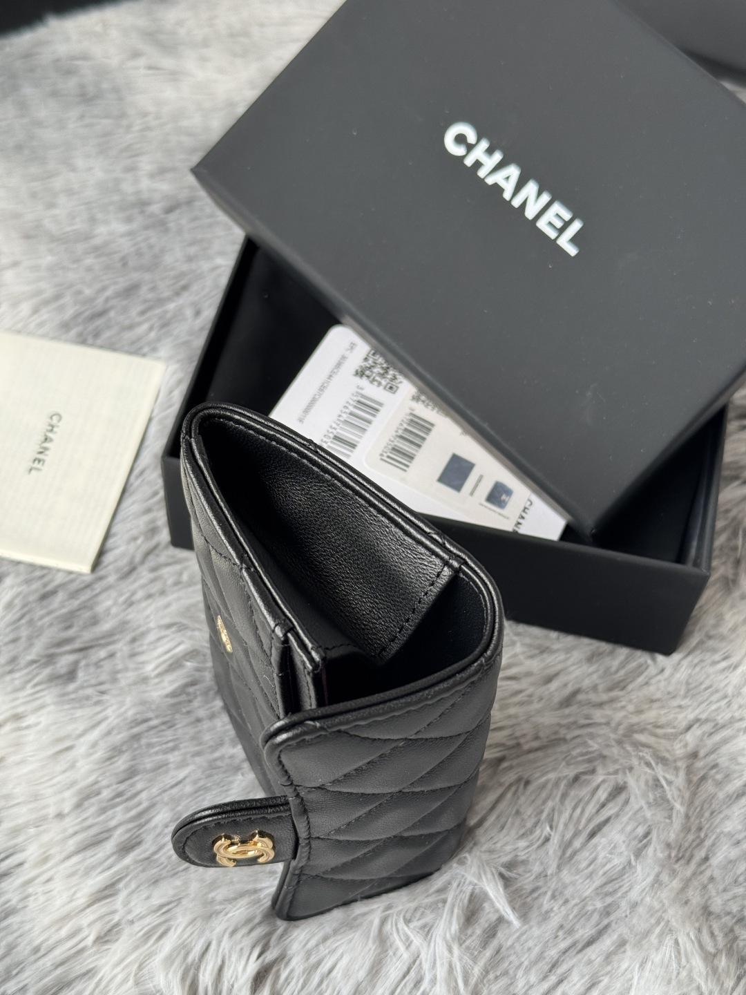 🆕CHANEL羊皮/鱼子酱，大小球纹 经典系列  黑色 /金色 银色 五金 独家实拍    经典cf小卡