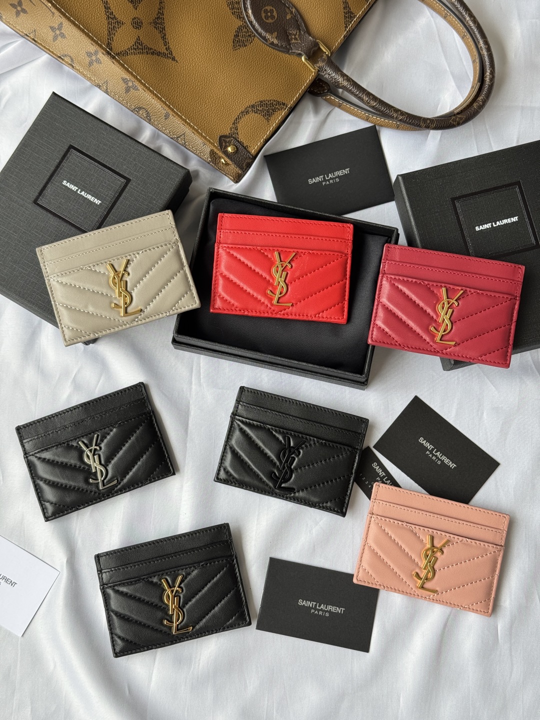 Saint Laurent Monogram Leather Card Holder | YSL Credit Card Case Wallet 2 cmp i1748315026365 1138 0 0