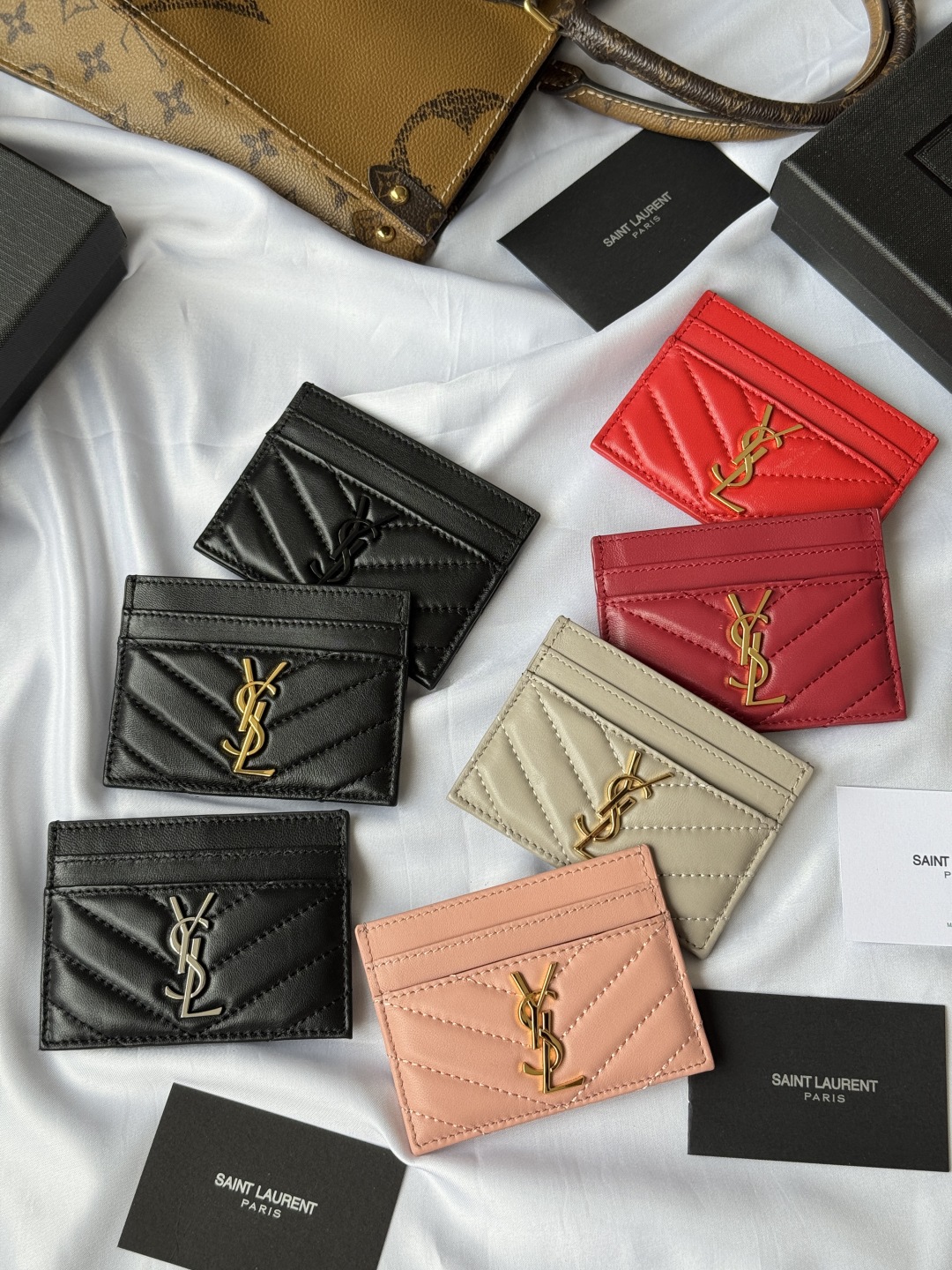 Saint Laurent Monogram Leather Card Holder | YSL Credit Card Case Wallet 3 cmp i1748315026368 6487 0 1
