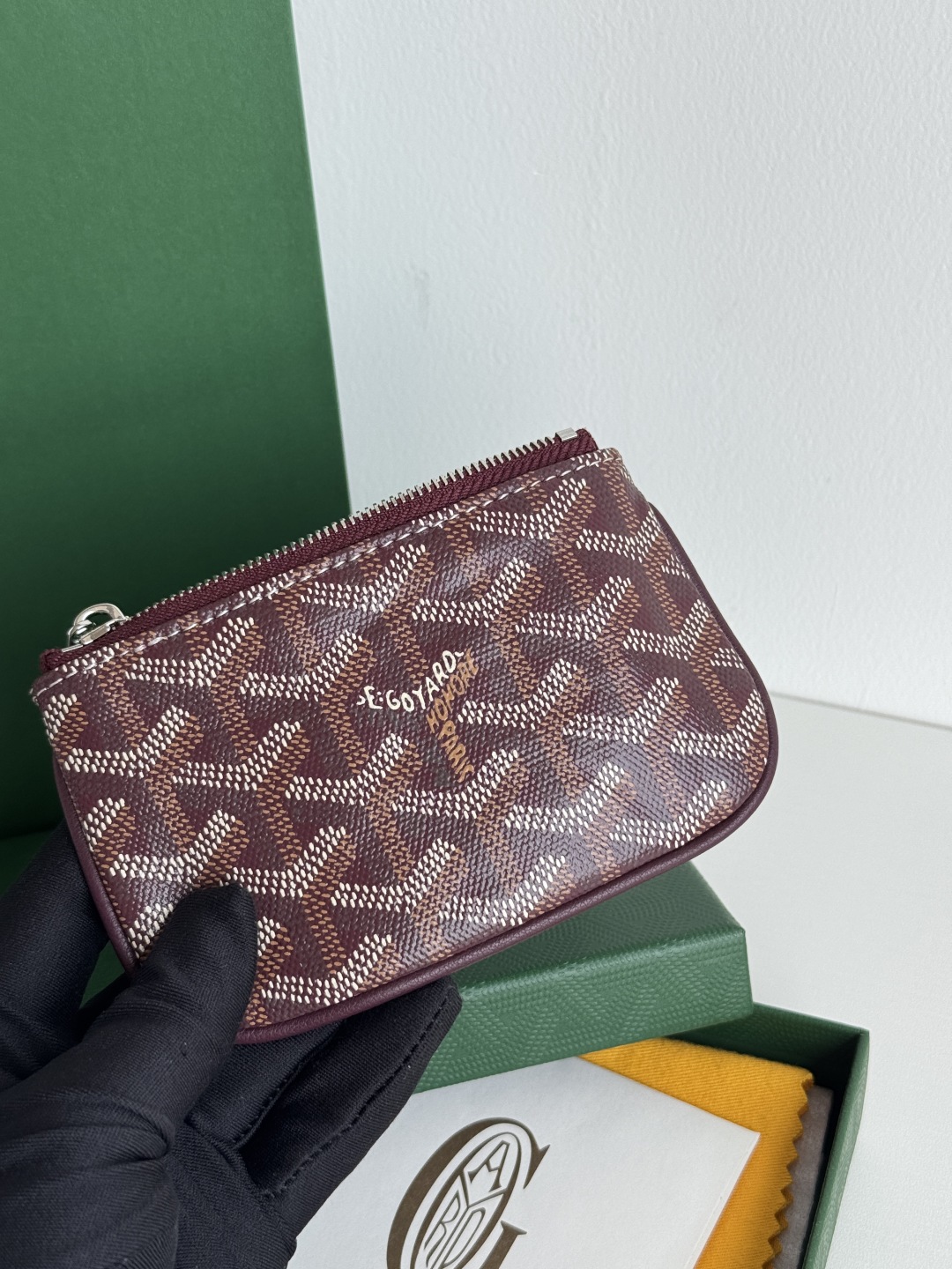 Goyard Sénat Nano Key Pouch Cardholder,Brown, 9 cm x 1 cm x 13 cm 9 cmp i1749210410426 5049 0 8