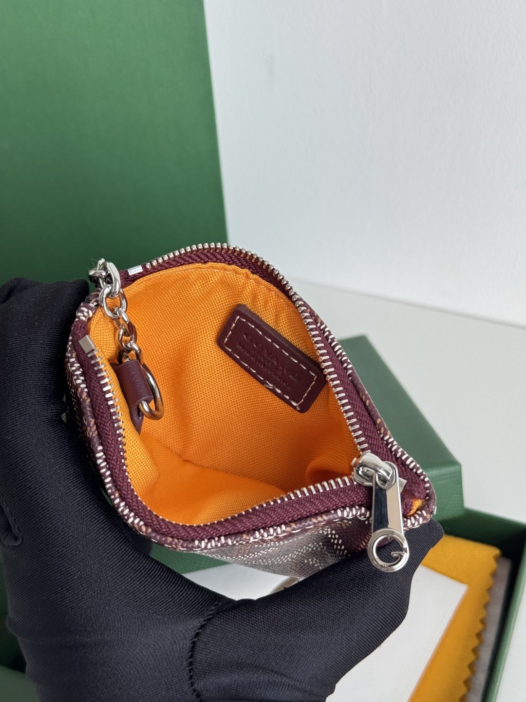 Goyard Sénat Nano Key Pouch Cardholder,Brown, 9 cm x 1 cm x 13 cm 7 cmp i1749210410428 7307 0 6
